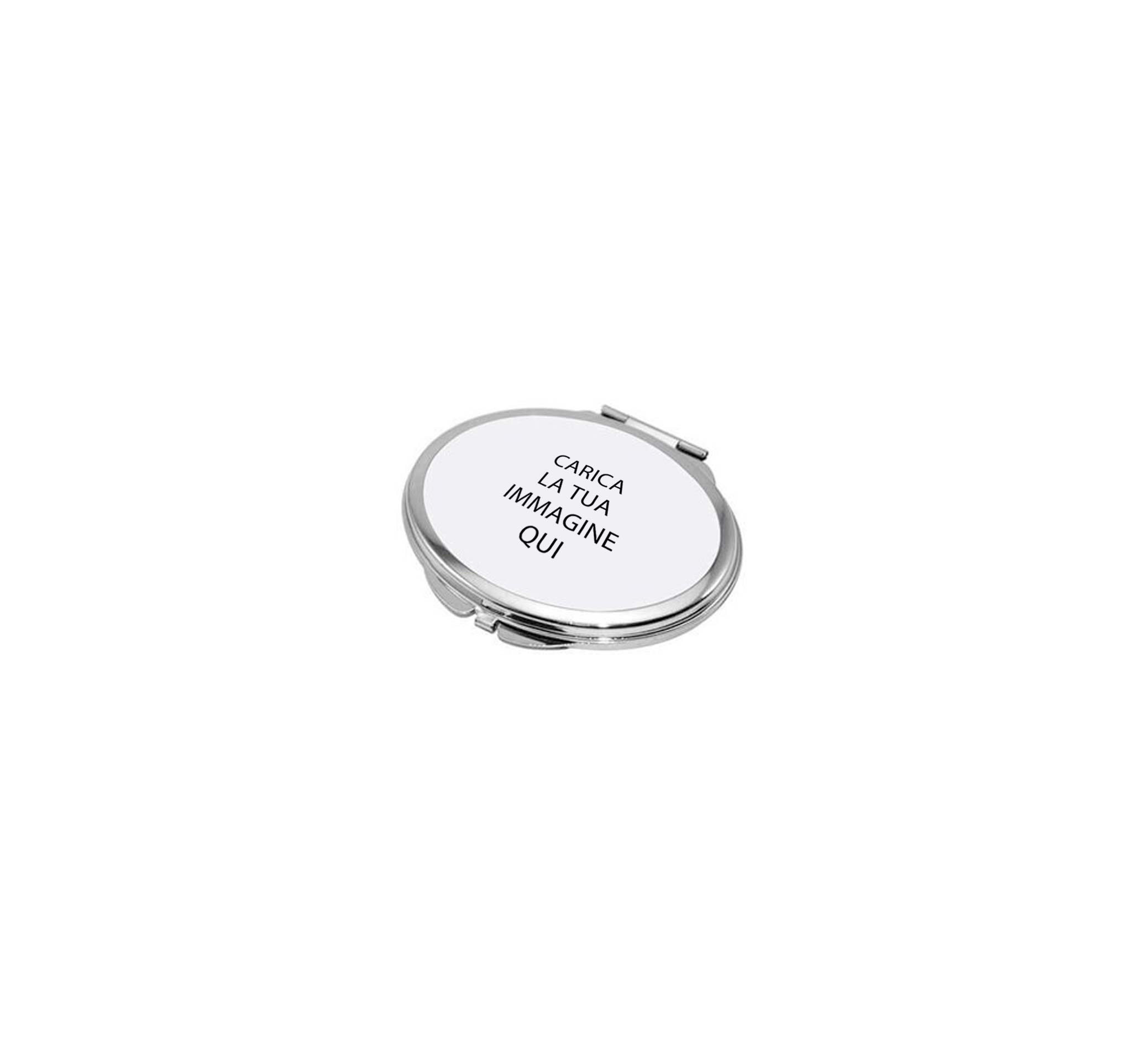 Specchietto ovale personalizzabile