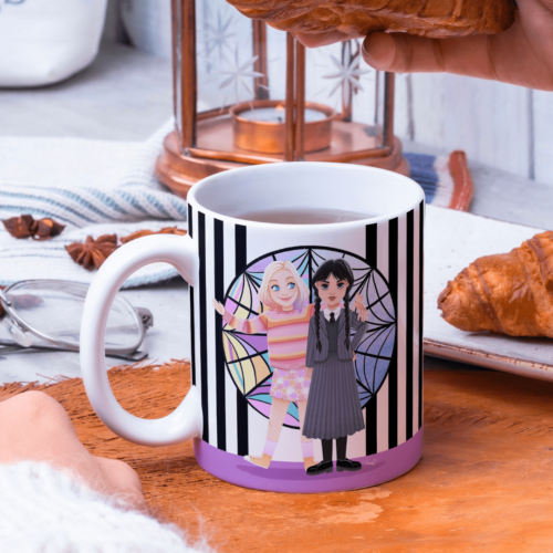 Tazza Mercoledì Addams con frase